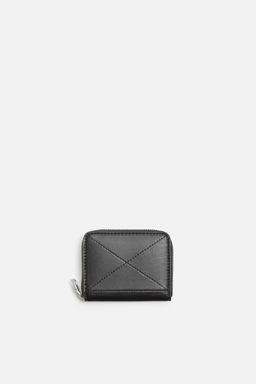 WALLET WITH TOPSTITCHING