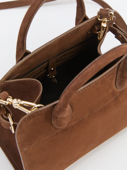 Женская сумка с ручками CALZETTI ASHLEY MINI Артикул 4250264, коричневый  фото 6