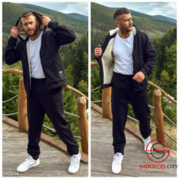 Теплый мужской костюм двойка - Bruno фото 2