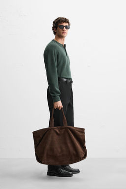 T-SHIRT WITH BUTTONED NECK - Zara фото 4