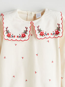 Bebe Yaka K?z Bebek Sweatshirt