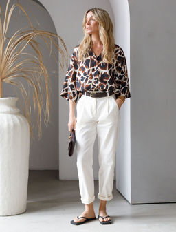 VILATTE / Блузка из вискозы с лиоцеллом  фото 12