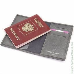 Женская кожаная обложка для паспорта Sergio Valentini СВ 8118-005/2  фото 3
