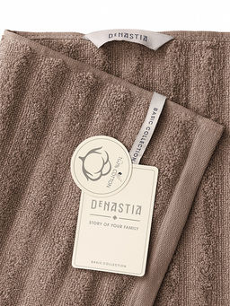 Полотенце для тела 70x130 коричневый махровая ткань - Denastia фото 5