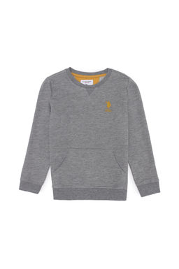 Erkek _ocuk Gri Melanj Sweatshirt