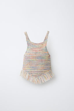 TOP PUNTO FLECOS / Multicolor