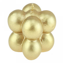 Свеча д5,7см, h5,5см, малая, золотой, время горения 6 часов (Россия)