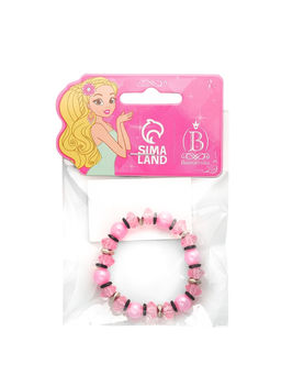 Цена за 3 шт. Браслет детский «Выбражулька. Ундина», d=6 см, черно-розовый