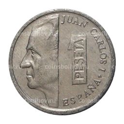 1 песета 1990 года Испания