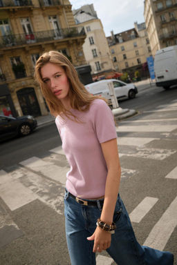 SOFT-TOUCH SHORT SLEEVE KNIT TOP - Zara фото 15