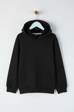 Siyah-Gri 2li Pamuklu Regular Basic Erkek Cocuk Orme Sweatshirt TKDAW26SW00055 - Trendyolmilla фото 3