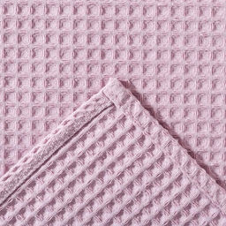 Полотенце вафельное Этель 70*140 см. цв.нежная лаванда, 100% хл, пл 240 г/м2  фото 3