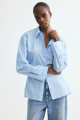 Camisa entallada de popelina - H&m фото 2