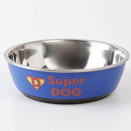 Миска металлическая для собаки Super dog, 450 мл, 14х4.5 см - Пушистое счастье фото 3