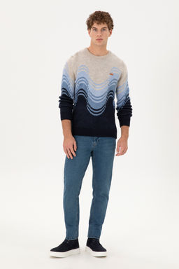 Erkek Regular Fit Bisiklet Yaka Lacivert Kazak - U.s. polo assn фото 11