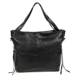 Женская сумка шоппер из эко кожи 2330 Блек - Cidirro фото 2