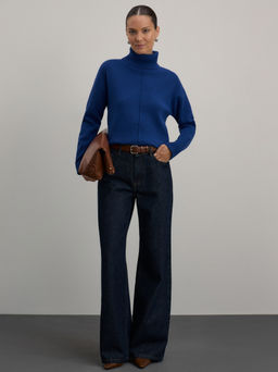 Джемпер из вискозы со швом / Zarina