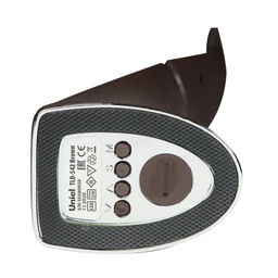 TLD-542 Brown/LED/300Lm/5000K/Dimmer Светильник настольный c часами, календарем, термометром, 5W. Сенсорный выключатель. Коричневый (стилизован под кожу). TM Uniel. - Volpe фото 8