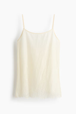 Top de tirantes con ribete de encaje - H&m фото 2