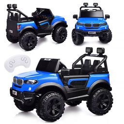 Электромобиль "Профи" на аккумуляторе, с р/у управлением, в коробке (синий)