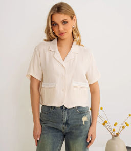 Пиджак #КТ9098, светло-бежевый