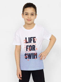 CRB wear/CSKB 63551-20-370 Футболка для мальчика,белый/Ex.Cherubino