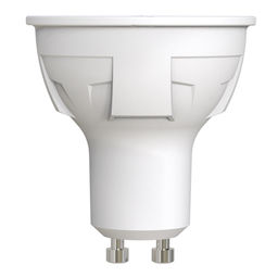 LED-JCDR 6W/NW/GU10/FR/DIM PLP01WH Лампа светодиодная, диммируемая. Форма JCDR, матовая. Серия ЯРКАЯ. Белый свет (4000K). Картон. ТМ Uniel.