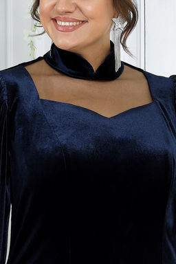 Платье Ninele 7431-Р темно-синий - Mira fashion фото 581