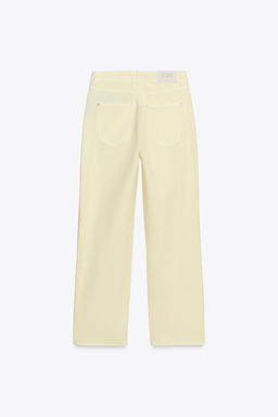 JEANS Z.09 STRAIGHT ANKLE HIGH-WAIST CROSSOVER WAIST - Zara фото 9