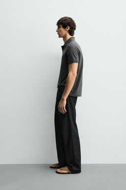 POLO ESTRUCTURA PIQU? / Gris oscuro - Zara фото 4