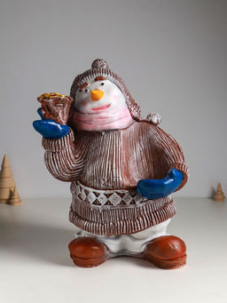 Подставка для бутылки «Снеговик», 40×28×19 см