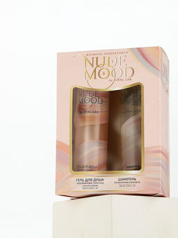 Подарочный набор NUDE MOOD, гель для душа и шампунь для волос, 2?250 мл, аромат карамели и земляники, URAL LAB  фото 11