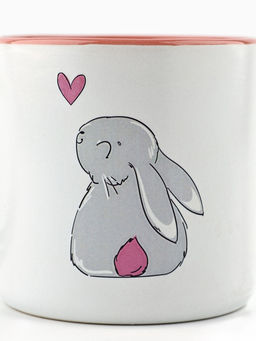 Кружка чайная керамическая Зайка, 380 мл