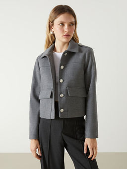 G?mlek Yaka S?et Kad?n Ceket