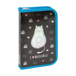 Пенал 1 отд. 190*115мм, ArtSpace "AvoCato" (ПK1_49649) ламинация, фольга
