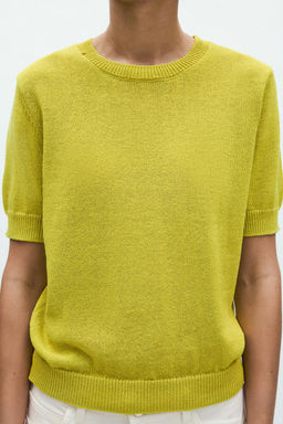 PLAIN RUSTIC KNIT TOP - Zara фото 8