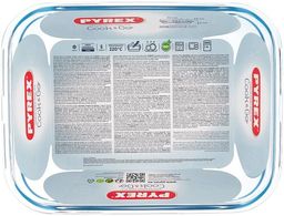 Форма для запекания и выпечки с крышкой COOK&GO 3.5л 30х23х8см прямоугольная