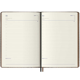 Ежедневник недатированный ESCALADA, А5+, 160 л., арт. 63933/ 10 АЛЛИГАТОР СВЕТЛО-КОРИЧНЕВЫЙ  фото 3