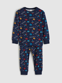 Desenli Erkek ?ocuk Pijama Tak?m?