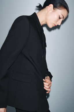 100% WOOL BLAZER ZW COLLECTION LIMITED EDITION - Zara фото 3