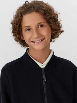 Бомбер для мальчиков черный - Mark formelle фото 4