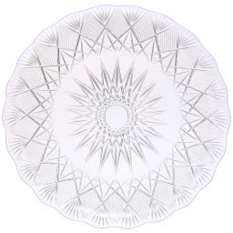 Цена за 2 шт. Поднос пластиковый "Ледяная фантазия" 33*2см