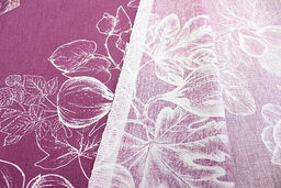 Поплин Инжир цв.темно-лиловый, (комп), ш.2.2м, хлопок 100%, 110гр/м.кв - Купава фото 2