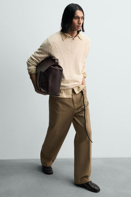 LIMITED EDITION STRAIGHT-LEG TROUSERS - Zara фото 6
