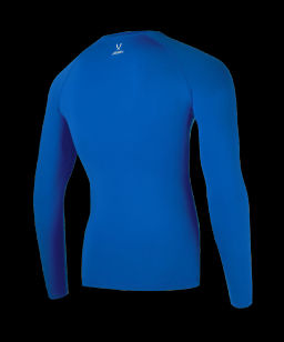 Футболка компрессионная с длинным рукавом JOGEL CAMP PerFormDRY Baselayer LS Tee, синий  фото 3