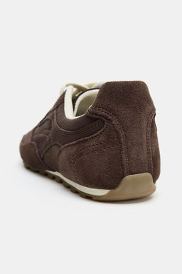 ZAPATILLA DEPORTIVA COMBINADA / Marr?n