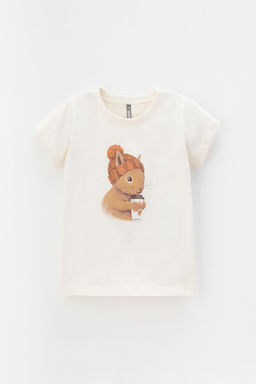 КР 302185/молочный фуфайка для дев