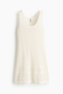 Pointelle-detail dress - H&m фото 9