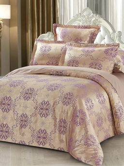 Постельное белье сатин жаккард в подарочной упаковке - Донна Семейный (нав.70х70)