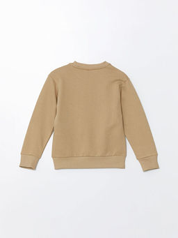 Bisiklet Yaka Basic Uzun Kollu Erkek ?ocuk Sweatshirt